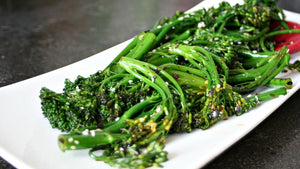 Ginger and Garlic Broccolini With Pepitas