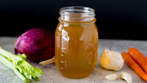 Homemade Veggie Broth - Made With Kitchen Scraps!