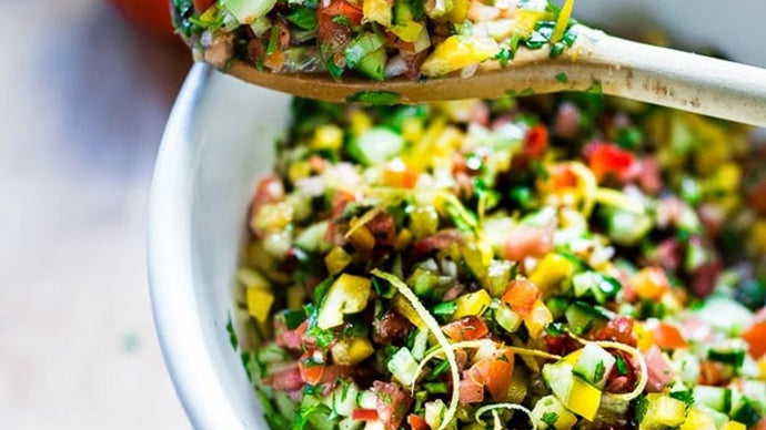 Israeli Salad With A Twist