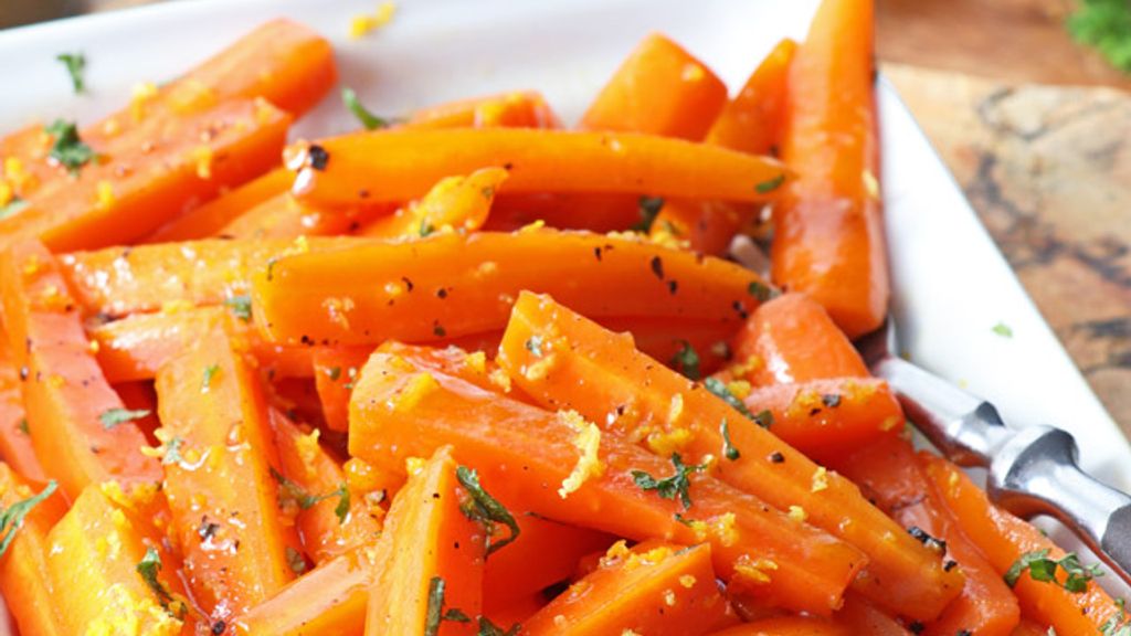 Orange and Honey Glazed Carrots