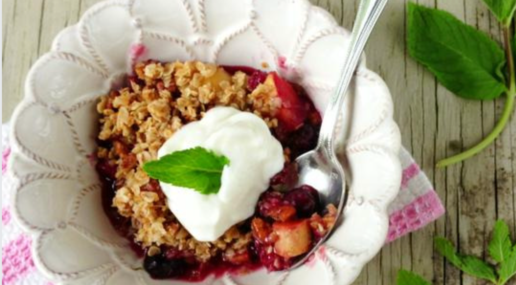 Apple-Rhubarb Crisp