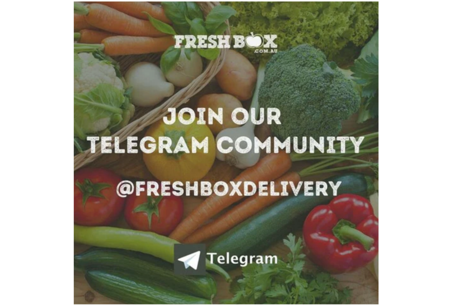 FreshBox Is Now On Telegram! 💚