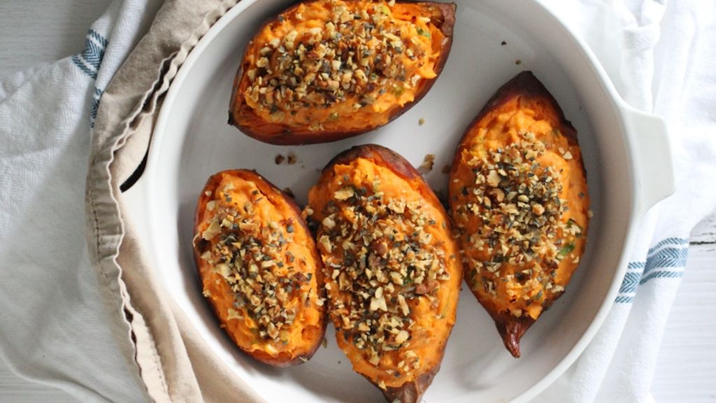 Twice Baked Sweet Potatoes