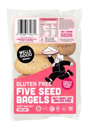 Bagel five seed Well & Good GF