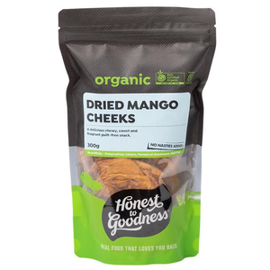 Organic Mango Australian Dried cheeks from Honest to Goodness 300g