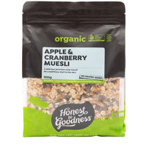 Organic Apple and Cranberry Museli 900g