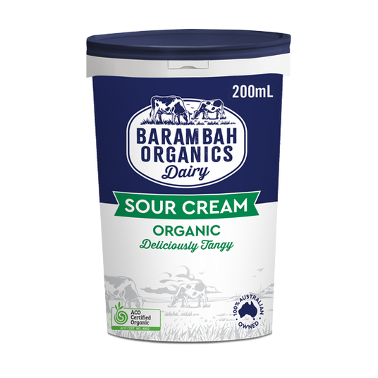 Cream Sour Barambah Organics 200ml