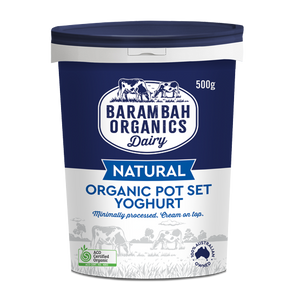 Yoghurt Natural Barambah Organics 500g