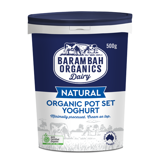 Yoghurt Natural Barambah Organics 500g