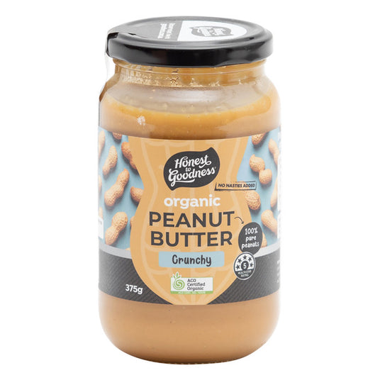 Peanut Butter Crunchy Organic 350g