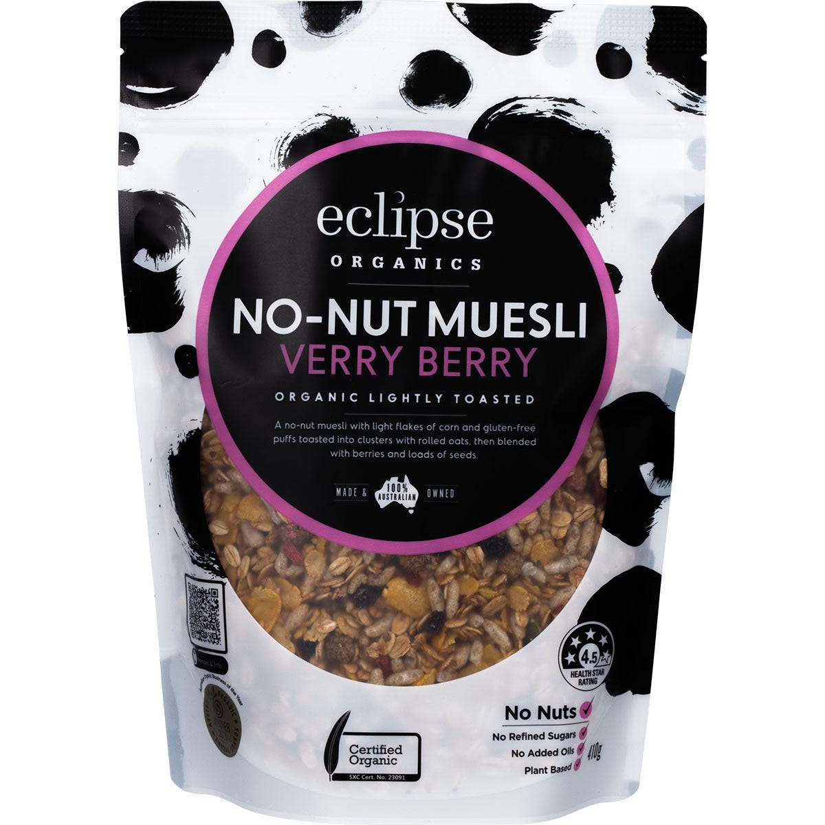 Eclipse Organics Muesli Verry Berry Crunch 410g