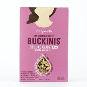 Buckinis Deluxe Clusters Organic 400g Loving earth