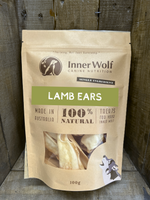 INNER WOLF Lamb Ears 100g PRE ORDER ONLY