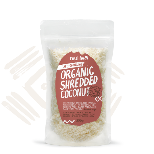 Shredded Coconut - Certified Organic 250g Pouch