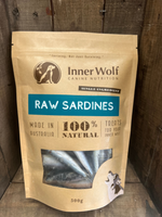 INNER WOLF Raw Frozen Sardines - Australian wild caught 500g