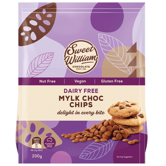 Mylk Choc Chips milk 200g vegan GF