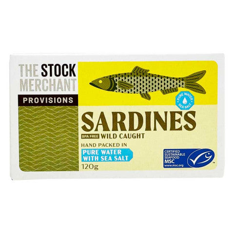 The Stock Merchant Sardines in Pure Water 120g