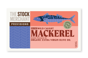 The Stock Merchant Mackerel in Extra Virgin Olive Oil 120g