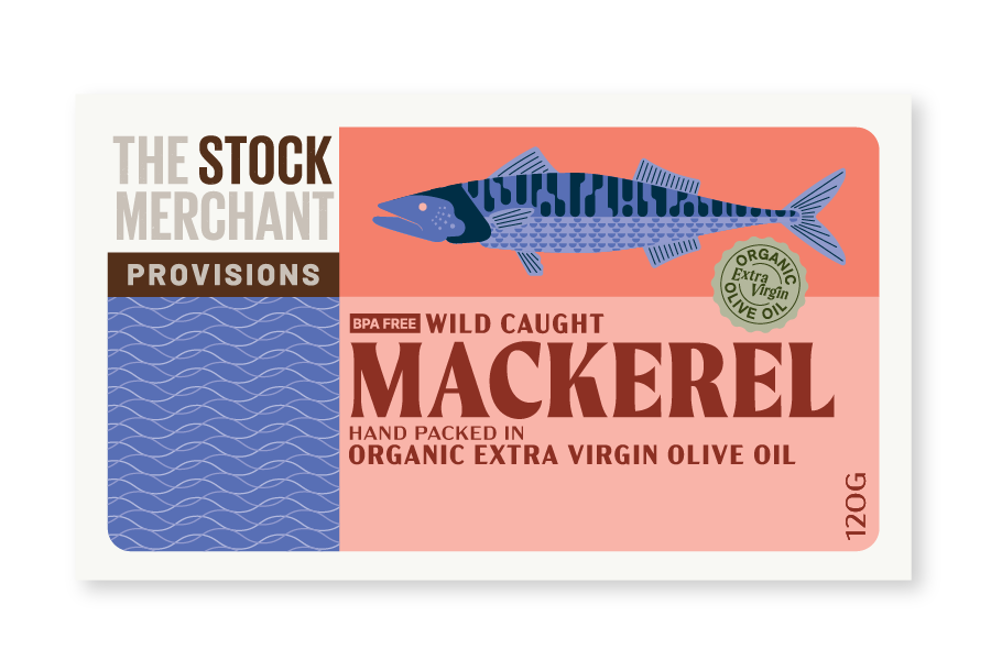 The Stock Merchant Mackerel in Extra Virgin Olive Oil 120g