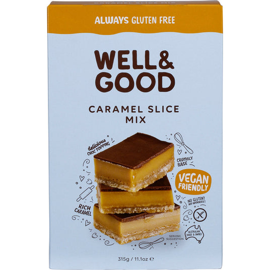 WELL & GOOD Caramel Slice Mix GF 315g