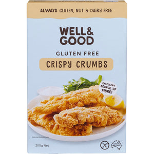 WELL & GOOD Crispy Crumbs 300g GF