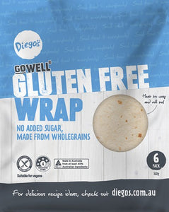 Diego's GoWell Gluten Free Wraps (6Pack)360g