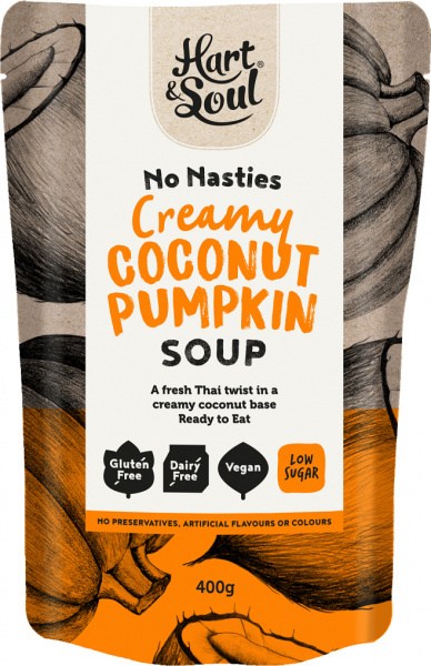 Hart & Soul All Natural Coconut Pumpkin Soup 400g