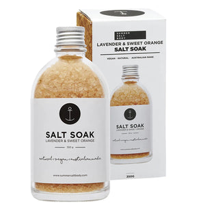 Salt Soak Lavender & Sweet Orange 350g from summer salt body