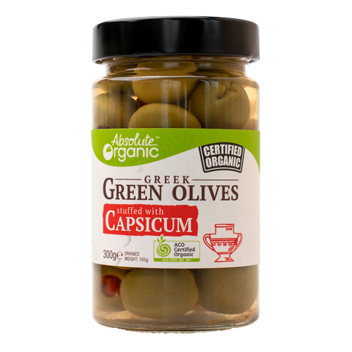 Olives Green stuffed Capsicum 300g | FreshBox