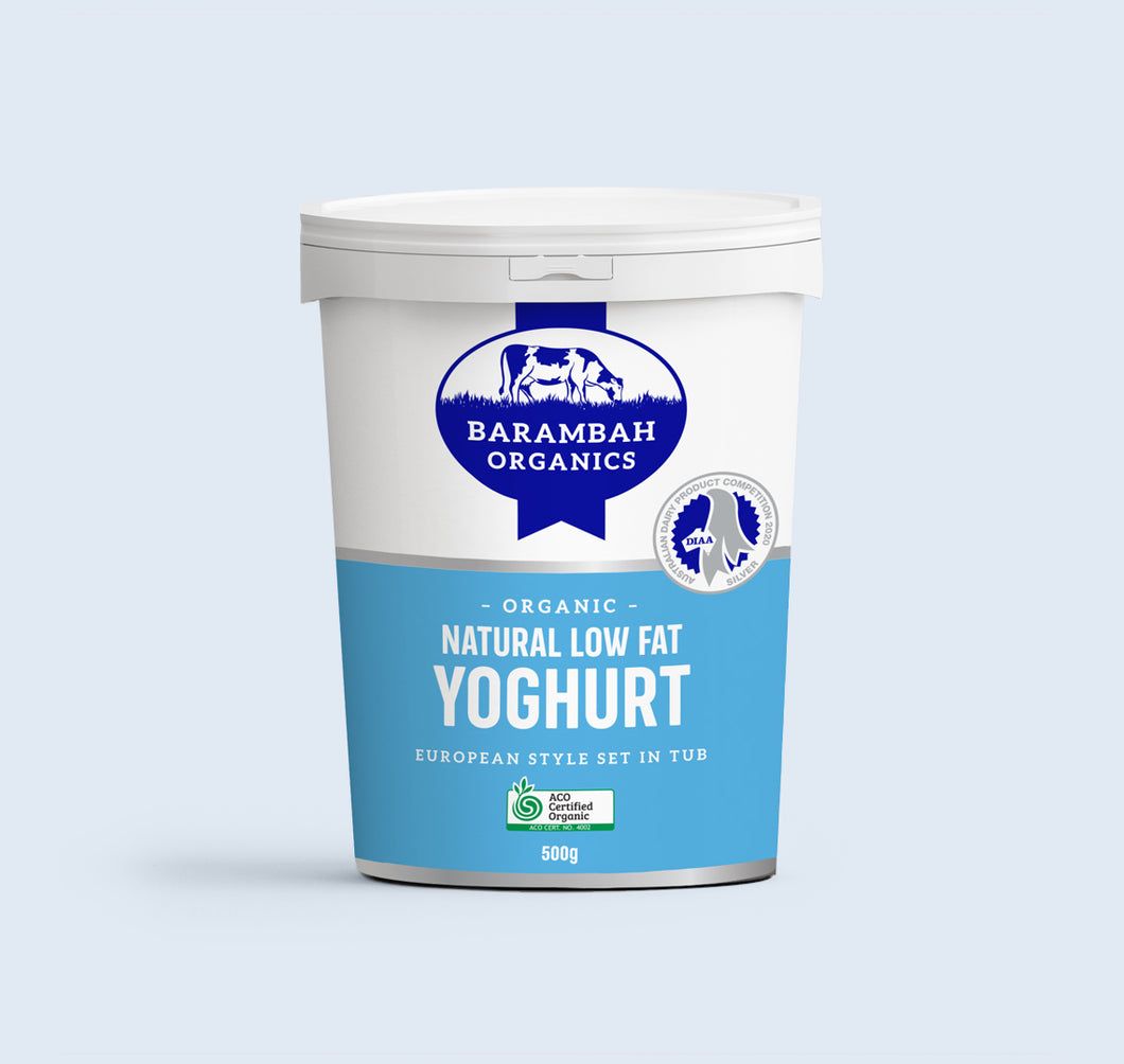 Yoghurt Natural Barambah Organics 500g