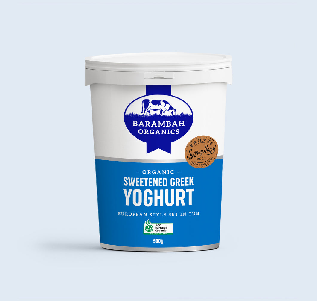 Yoghurt Greek Barambah Organics 500g