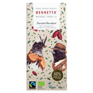 Bennetto Chocolate Toasted Hazelnut 100g | FreshBox