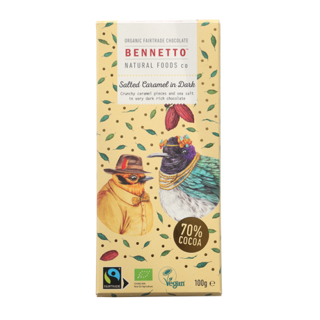 Bennetto Salted Caramel in Dark Chocolate 100G | FreshBox