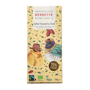 Bennetto Salted Caramel in Dark Chocolate 100G | FreshBox