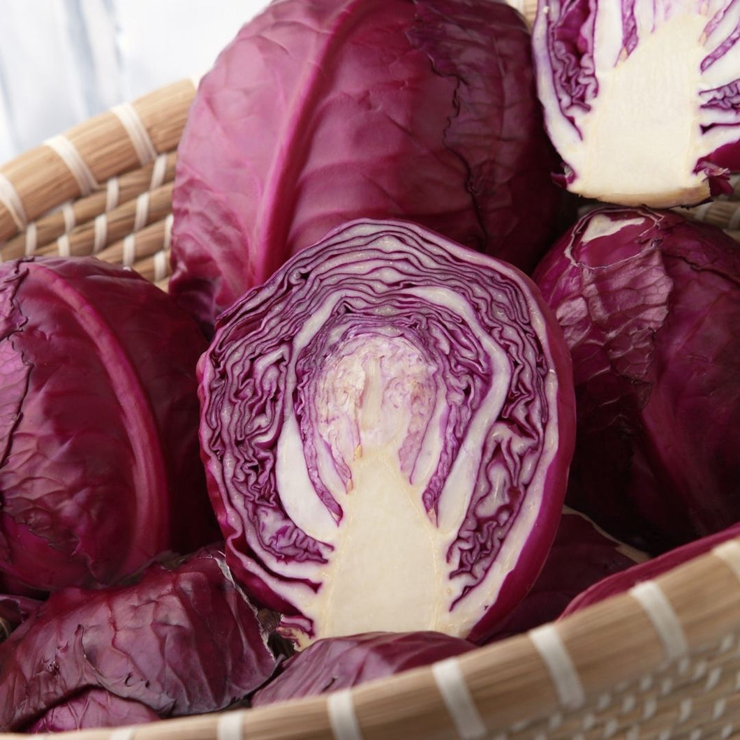 Organic Cabbage Red Half | FreshBox