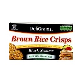 Crisps Brown Rice Black Sesame 100g | FreshBox