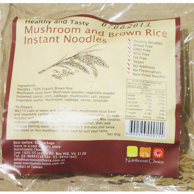 Noodles Mushroom 60g | FreshBox