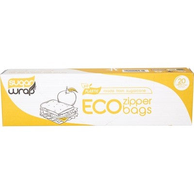 Eco Zipper Bags - Large 20pk | FreshBox